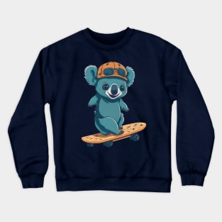 Skater Koala Crewneck Sweatshirt